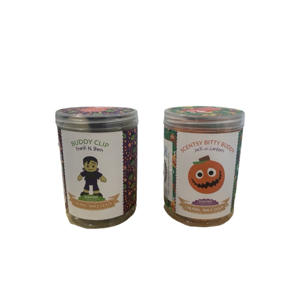 Scentsy Buddy Clip and Bitty Buddy Set - Purple and Orange